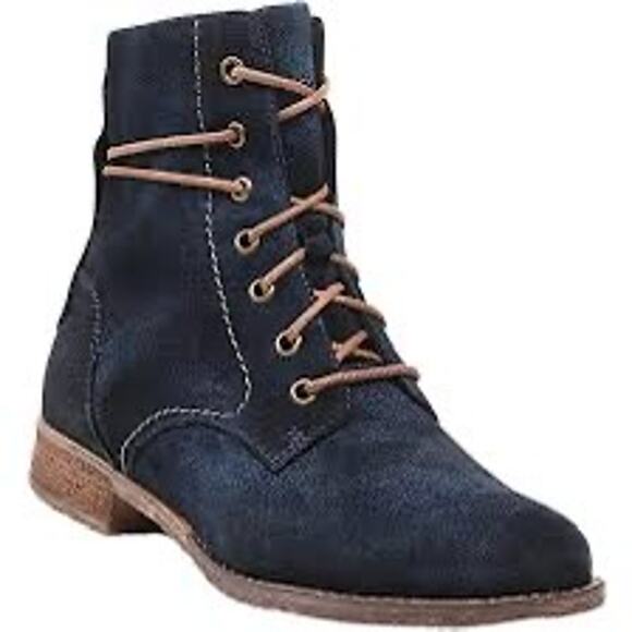 JOSEF SEIBEL Sienna 70 Navy Suede Boots EURO 42 New in Box MSRP $170 - Picture 3 of 16